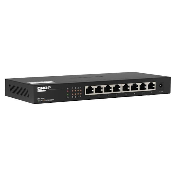 Switch Multi-Giga - QNAP - QSW-1108-8T - 8 portar RJ45 - Icke hanterad - 2,5GbE