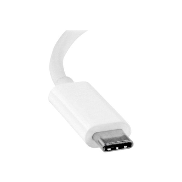 USB Type-C till DVI videoadapter - STARTECH.COM - Vit - H/F - DVI-I - Överför videosignaler Vit