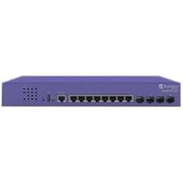 Nätverksswitch - EXTREME NETWORKS - X435 W/8 - 8 portar 10/100/1000BASE-T - Rackbar - Extern strömförsörjning