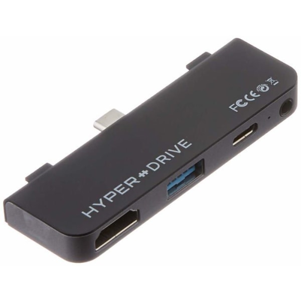 Hyper Hub - HD319E-Grå - 4-i-1 USB C Hub Drive för iPad Pro (Space Grey)