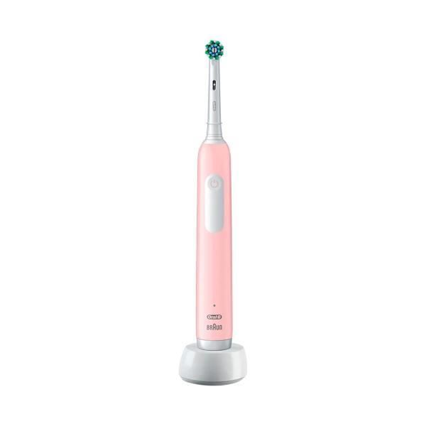 Oral-B Series Pro 1 elektrisk tandborste rosa med 3 borstlägen, tandköttstryckssensor och 3D-teknik,