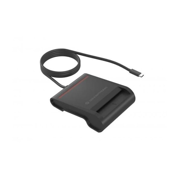 Dnie USB-C kortläsare Conceptronic Svart