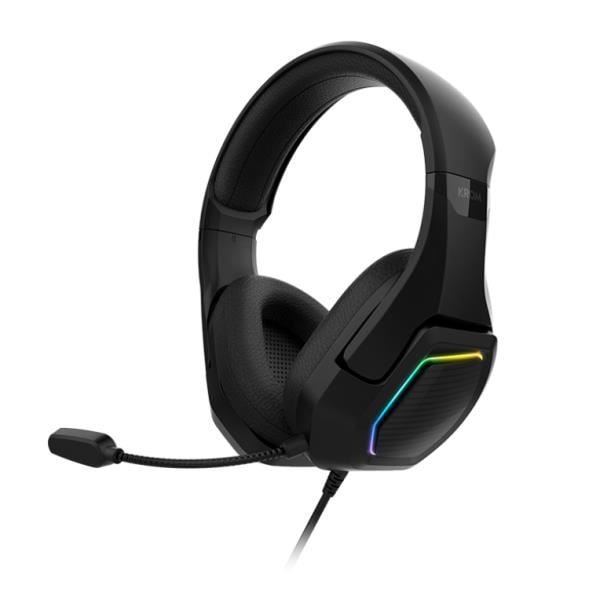 Märke Krom Modelov NXKROMKANJIBK Fördelar - 7.1 virtuellt ljud - RGB regnbågseffektbelysning - 50 mm headset med en