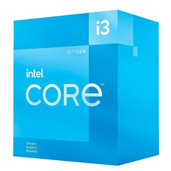Processor - INTEL - Core i3-12100F - 12M cache, upp till 4,30 GHz (BX8071512100F)