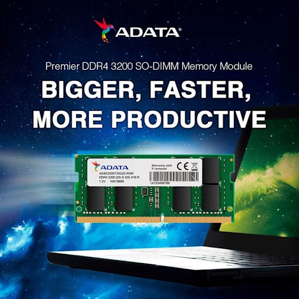 Adata AD4S320016G22-SGN 16 GB DDR4 16 GB RAM-minne