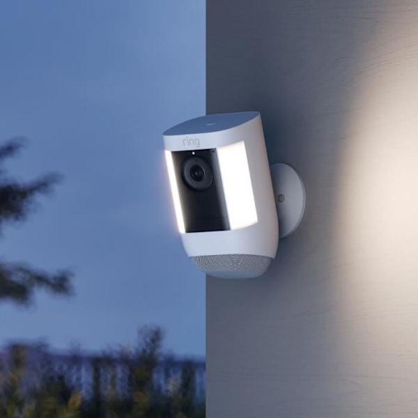 Övervakningskamera - RING - Spotlight Pro Batteri - Vit - EU