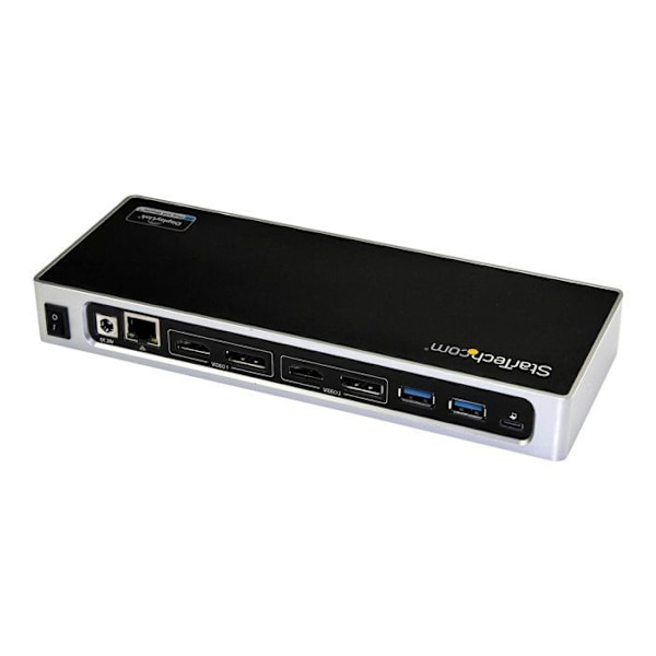 Anslutningsstation - STARTECH.COM - Dubbel 4K-skärm - USB-C - HDMI - DisplayPort
