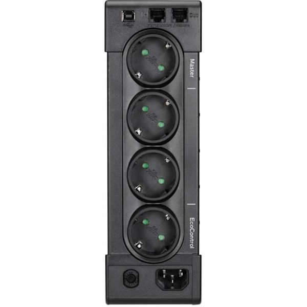 UPS - EATON - Ellipse PRO 650 USB DIN - Line-Interactive UPS - 650VA (4 DIN-uttag) - Standard överspänningsskydd - ELP650DIN Svart