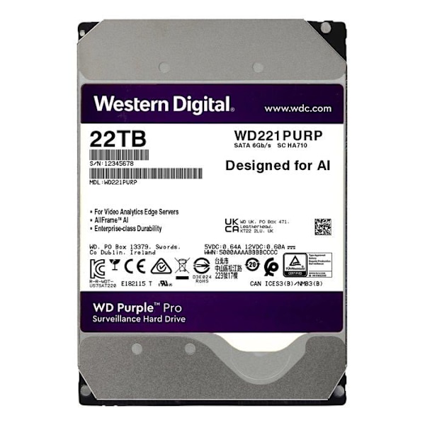 WESTERN DIGITAL WD Purple Pro