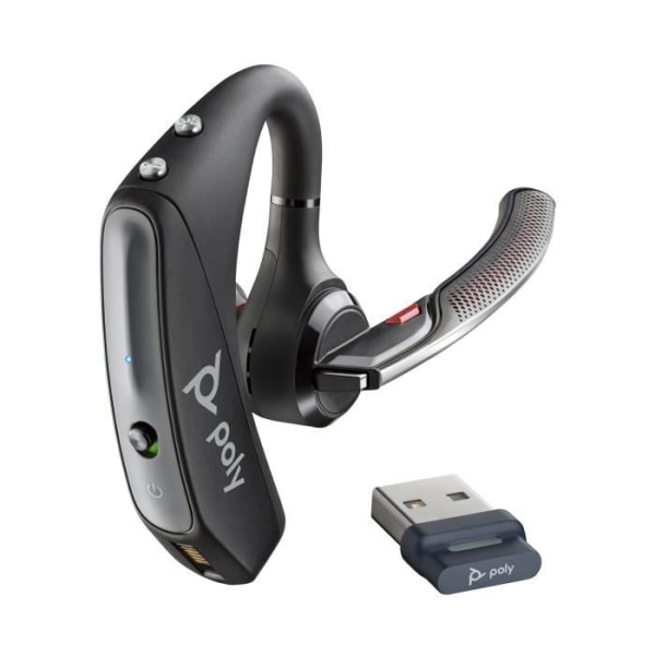 HP Poly Voyager 5200 UC USB-A Headset +BT600 Dongle TAA