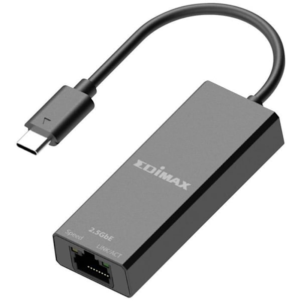 Adaptör nätverk EDIMAX EU-4307 V2 2.5 GBit/s USB-C® Svart