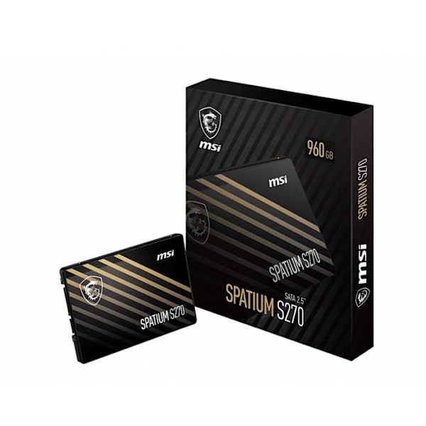 SSD-disk - MSI - SPATIUM S270 - 240 GB - 2,5" - Fart fulgurante