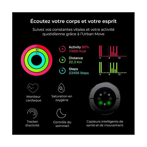 Ksix Urban Move Grå - Smartklocka 2.06"
