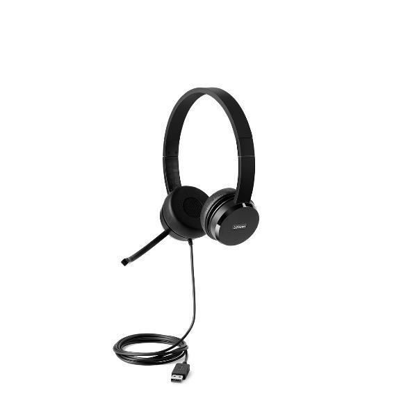 LENOVO Headset - Kabelanslutet - Pannband Svart