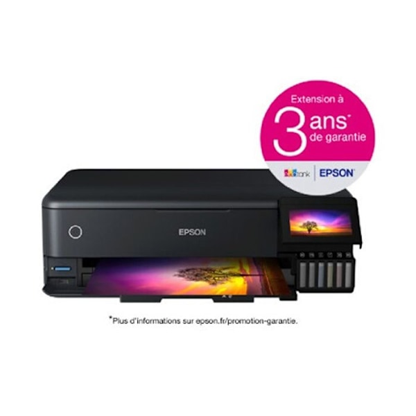 Skrivare - Epson - Ekotank ET-8550 - 6 färger - A3+ - Trådlös Svart