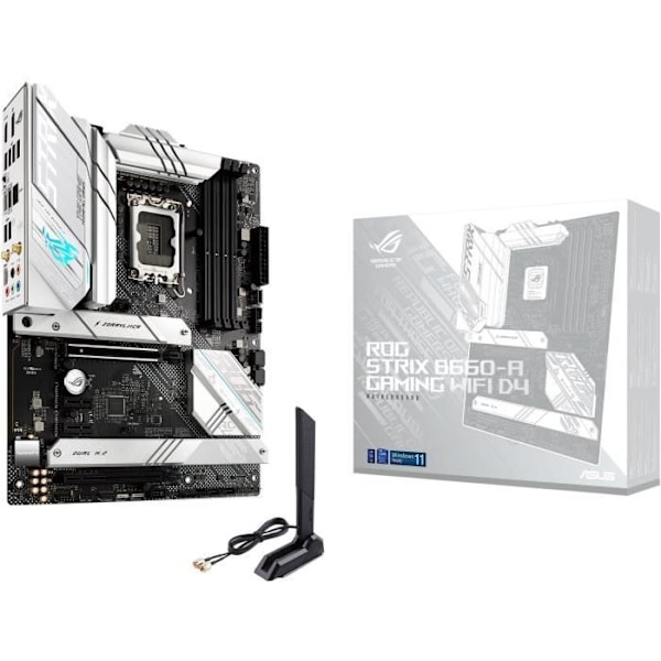 Moderkort - ASUS - ROG STRIX B660-A GAMING WIFI D4 - (90MB18S0-M0EAY0)