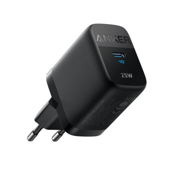 Anker 312 - Snabbladdare - USB-C - 25W - Ace PPS