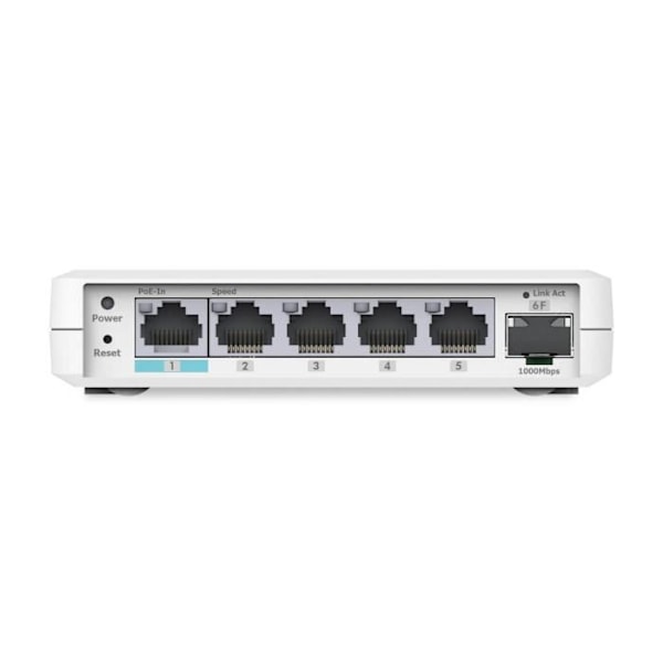 EnGenius EXT1106 L2 Gigabit Ethernet Nätverksswitch 5 portar PoE Cloud Vit