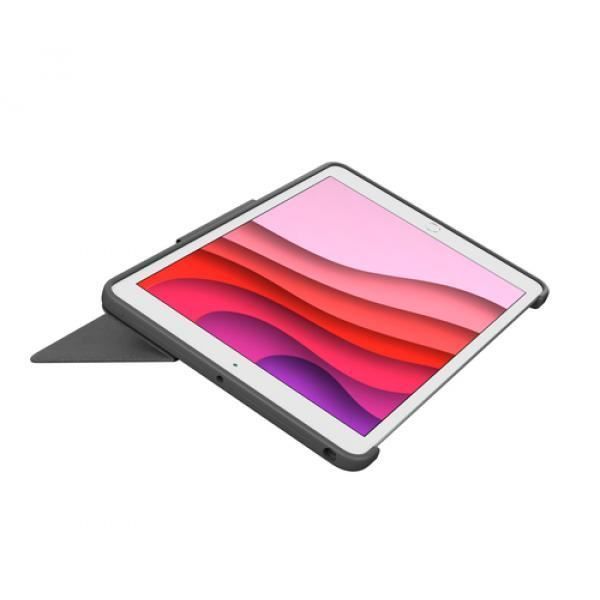 Clavier Combo Touch - Logitech - iPad 7:e generationen - QWERTZ - Grafit - Trådlös