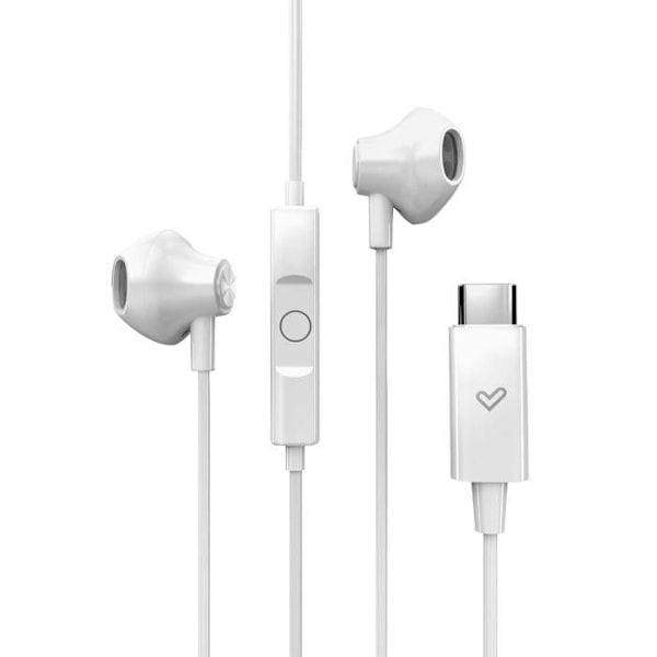 Trådbundna hörlurar - EasyPods - Typ C - Inbyggd mikrofon - Svettresistenta - In-ear