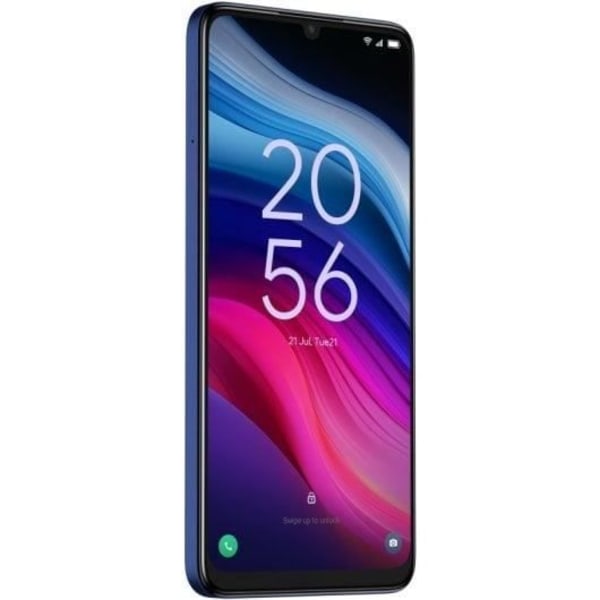 TCL 505 Smartphone - Blå - 128 GB - Dual SIM - Fingeravtrycksläsare