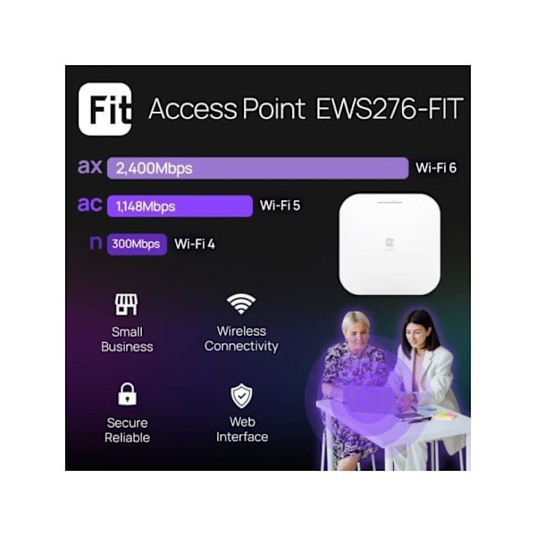 Accesspunkt - ENGENIUS - EWS276-FIT - WiFi 6 - 3,5 Gbps - PoE+