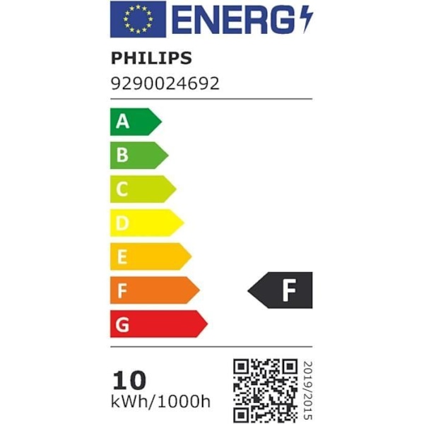 LED-ampull i glas ansluten - WIZ - 929003772322 - GU10 - Motsvarande 50 W - 16 miljoner färger - Wi-Fi/Bluetooth Vit