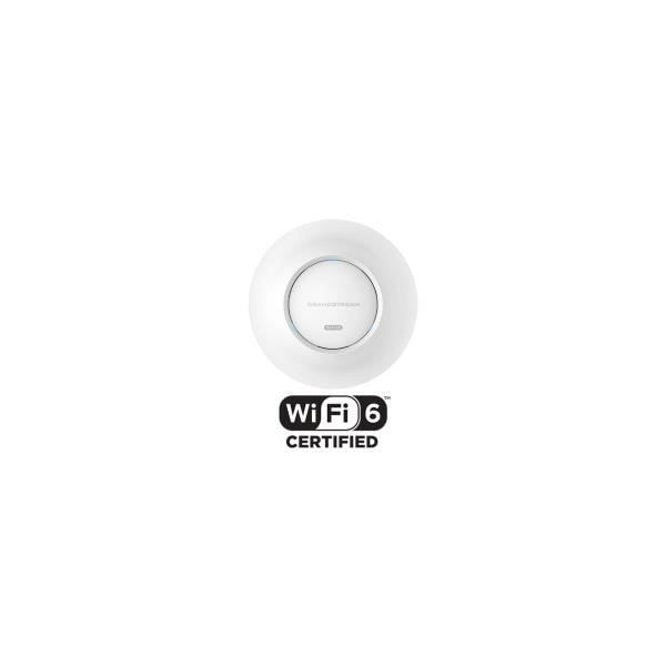 Grandstream GWN7665 WiFi6E Access Point - Modem och routrar - PoE - 1xGbE - 1x2.5GbE Vit