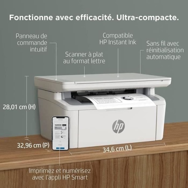 HP LaserJet M140w svartvit laser multifunktionsskrivare