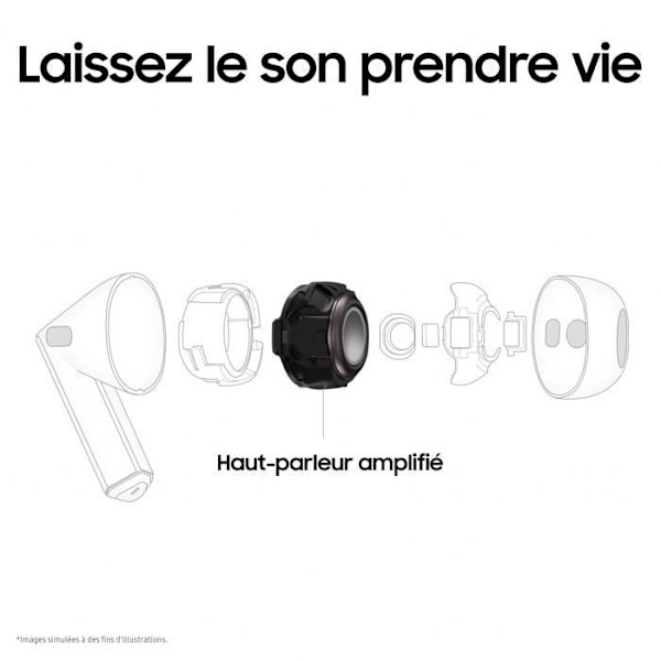 Samsung GALAXY Buds 3 hörlurar silver