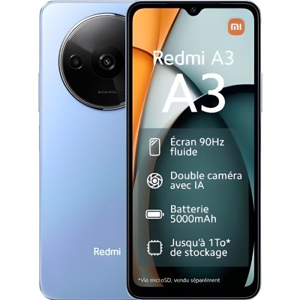 XIAOMI Smartphone Redmi A3 4/128 Blå