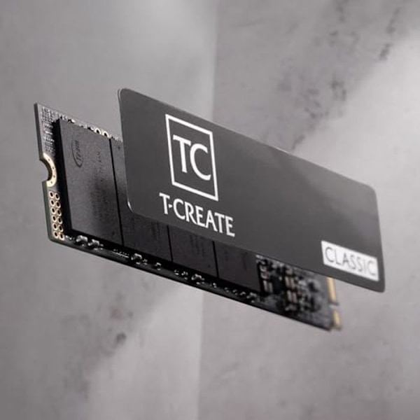Intern SSD - TEAMGROUP - T-Create Classic C47 - 1 To - PCIe 2280 NVMe - 7400 Mo/s