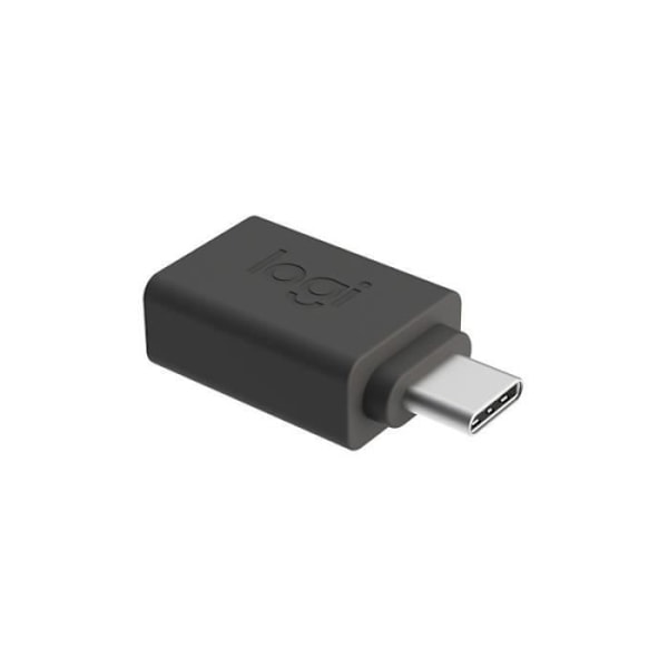 USB-C till USB-A-adapter - LOGITECH - 956-000005 - Grafitfärg - Kompakt - Lätt