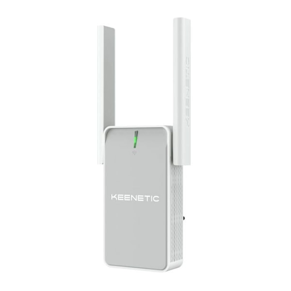 Range Extender - KEENETIC - Buddy AC1200 - Wi-Fi 5 - Kompakt - Plug and Play - Ethernet Grå, Vit