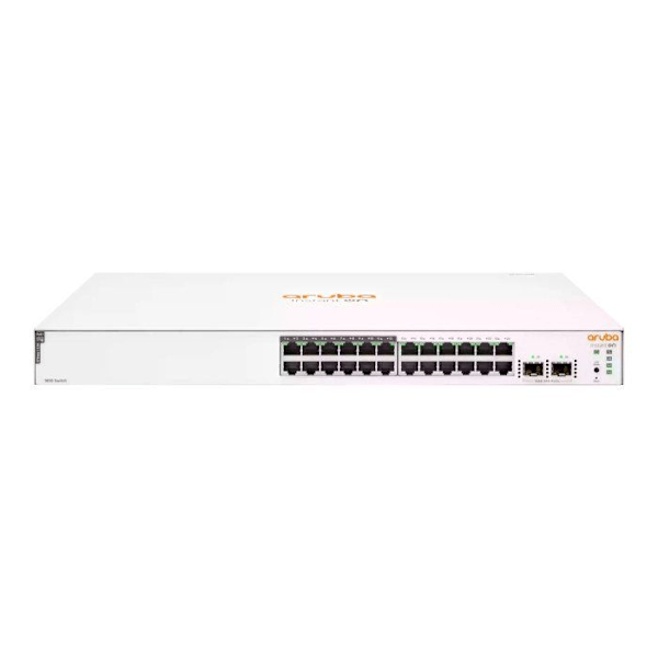 Autonom växellåda - HPE - Aruba Ion 1830 - 24 LAN RJ-45-portar - 2 SFP-portar - 195W PoE