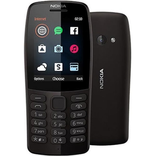 Nokia 210 16GB svart Dual SIM