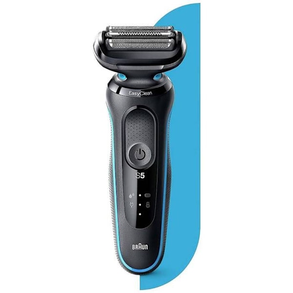 Braun Series 5 50-M1000S elektrisk rakapparat - Huvud - Män - 50 min autonomi - Tvättbar under vatten Svart, Mint