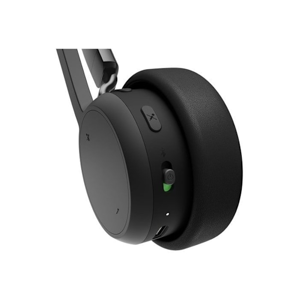 Lenovo - hörlurar med mikrofon svart