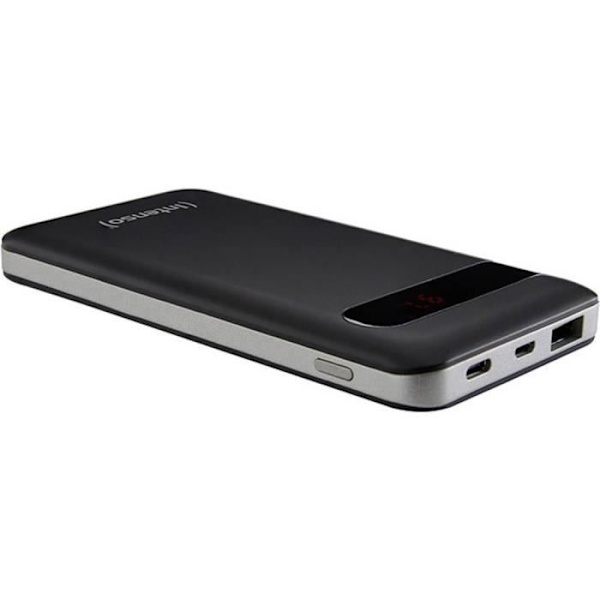 Extra batteri - INTENSO - PD10000 - Litium-polymer - 10000 mAh - Svart svart