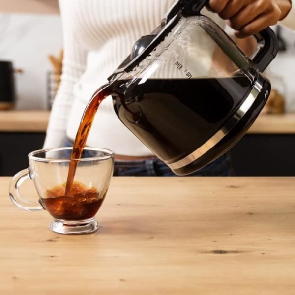 Cecotec Coffee 66 Smart Plus programmerbar droppkaffebryggare, 980 W, 12 kopparkapacitet, ExtemAroma-teknik och AutoClea-funktion