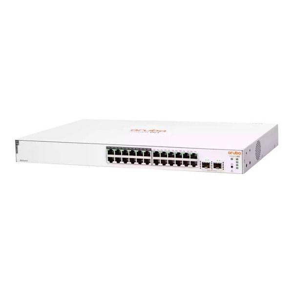 Autonom växellåda - HPE - Aruba Ion 1830 - 24 LAN RJ-45-portar - 2 SFP-portar - 195W PoE