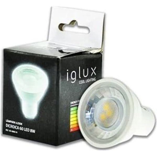 Ampull - IGLUX - XD-0860-F - 8 W - GU10 - 5500oK - 520 lumen - IP 20
