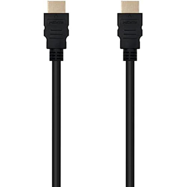 Nanokabel High Speed HDMI/HEC-kabel, A/M-A/M, svart, 10 m Svart