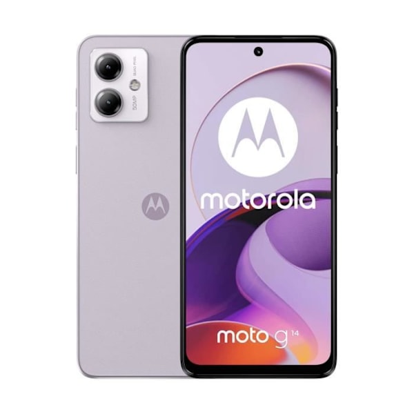 Motorola Moto G14 4 GB/128 GB Lila (Pale Lilac) Dubbel SIM XT2341-3