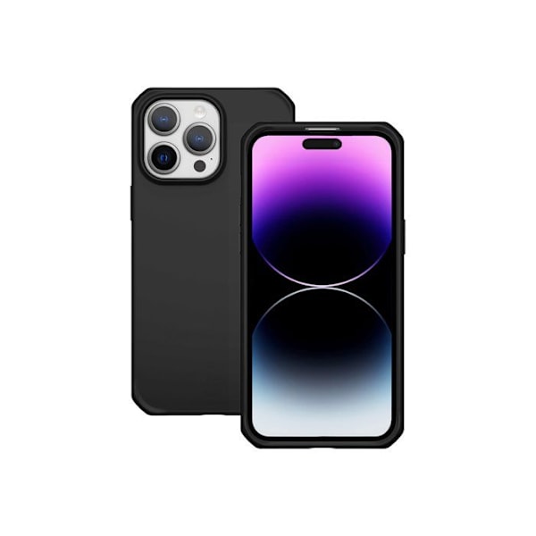 Telefonfodral - ITSkins - iPhone 15 Pro Max - Förstärkt skydd - Antimikrobiell - Återvunnen Matte svart