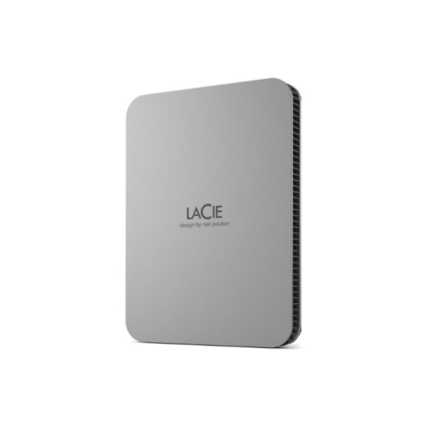 LaCie Mobile Drive Moon Silver USB-C STLP1000400 Extern hårddisk - 1TB