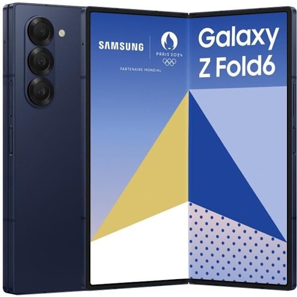 Samsung Galaxy Z Fold6 Smartphone 256 GB Blå Midnattsblå