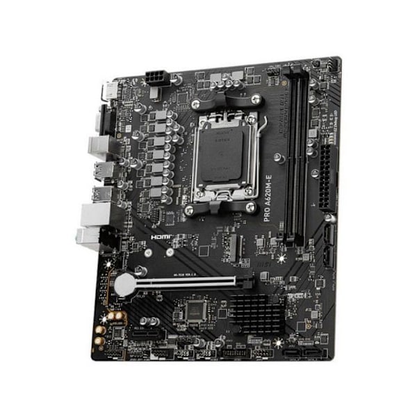 MSI PRO A620M-E MICRO-ATX MODERKORT, FÖR AMD RYZEN SERIES PROCESSORER