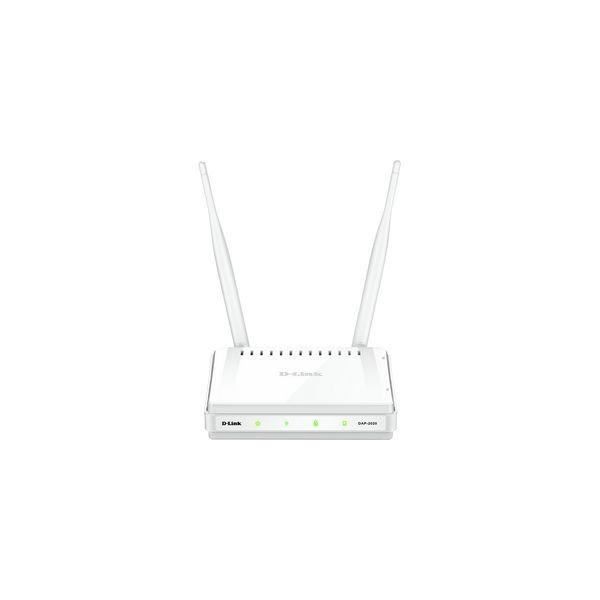 Trådlös D-LINK 300 Mbps åtkomstpunkt - D-Link DAP-2020 router - Open Source Linux - 802.11 b/g/n - 1 10/100 port - WPS