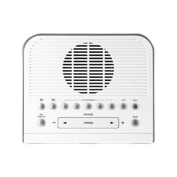 Atomic SANGEAN RCR5W digital klockradio - Vit - 10 förprogrammerade stationer